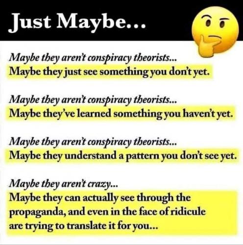 Maybe they