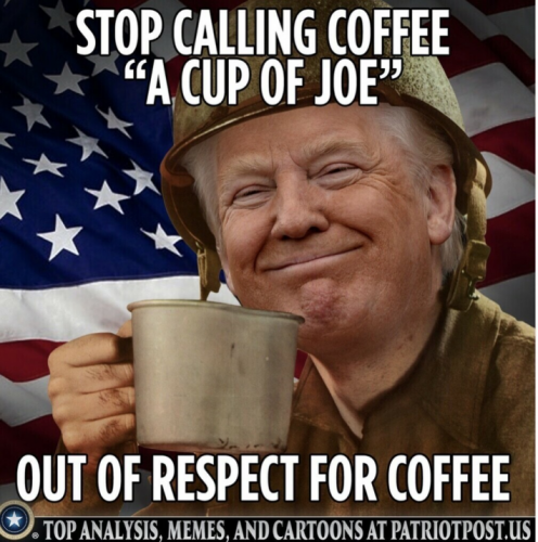 Coffee laugh