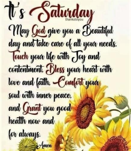 081923 - Beautiful Saturday