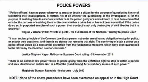 police powers