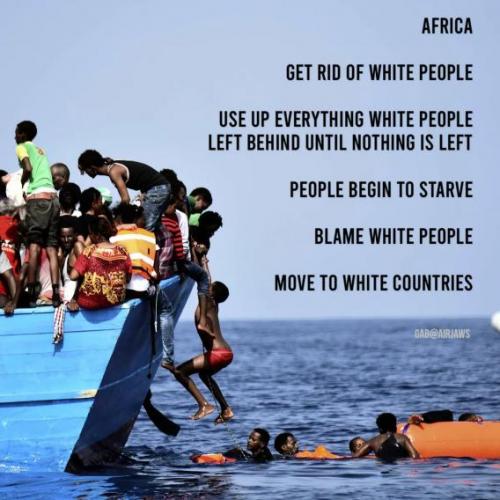 white countries