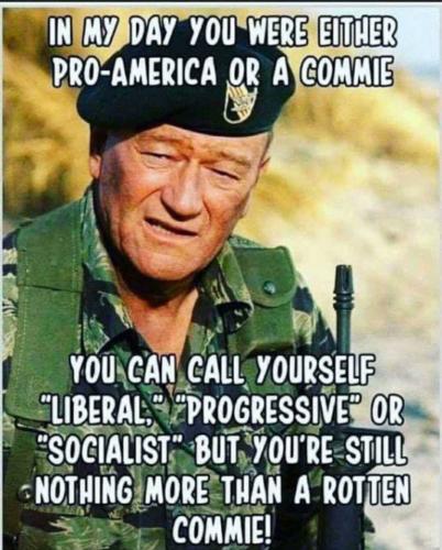 John Wayne -- American or Commie