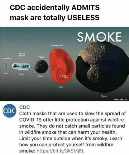 masks useless