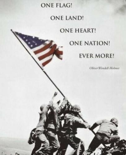 USA one flag