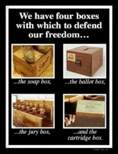 M four boxes