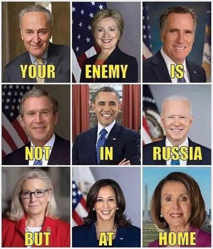 USA enemy at home