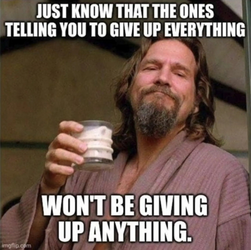 M giving up