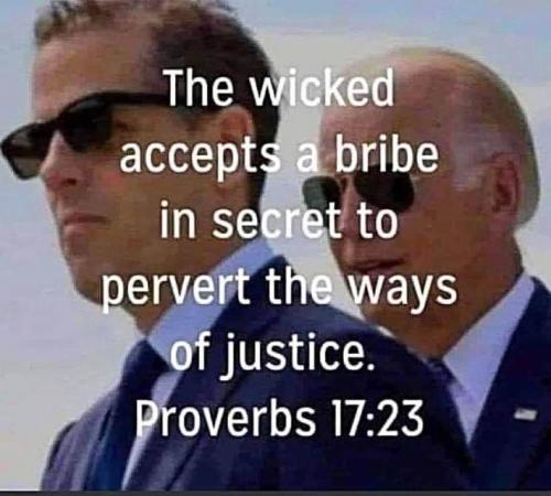 Proverbs 17:23