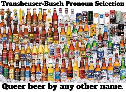 Transheuser-Busch Pronoun Selection