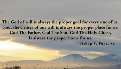 The God of will1