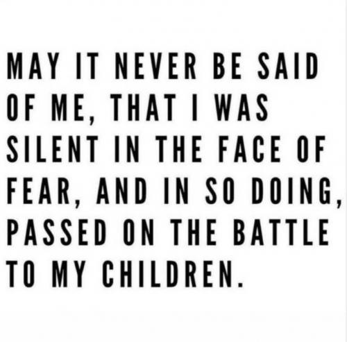 M never be said