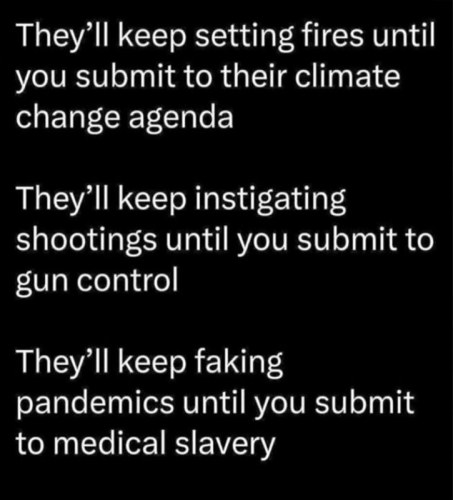 M setting fires
