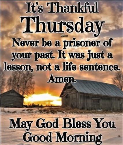 081023 - Thankful Thurs Prisoner of Past