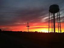 background Watertower Sunset