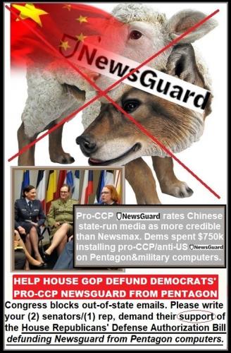 STOP NEWSGUARD AT PENTAGON