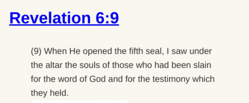 Revelation 6:9