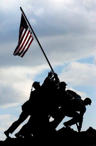 Flag - Iwo Jima Monument 4