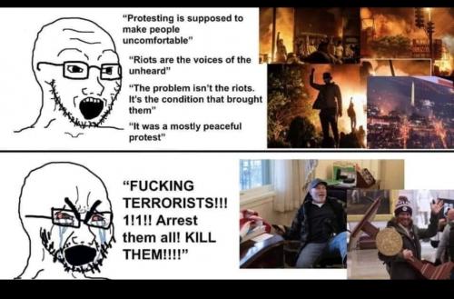 protesting