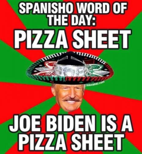 M pizza sheet