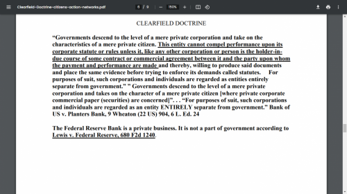 the clearfield doctrine