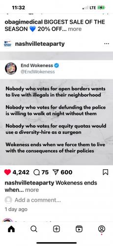 end wokeness