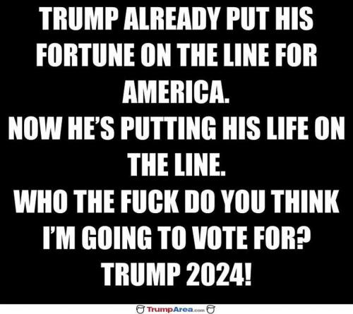 USA DJT on the line