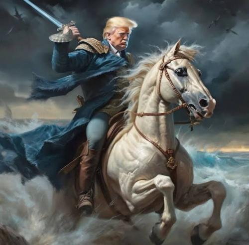 trump to the rescue again