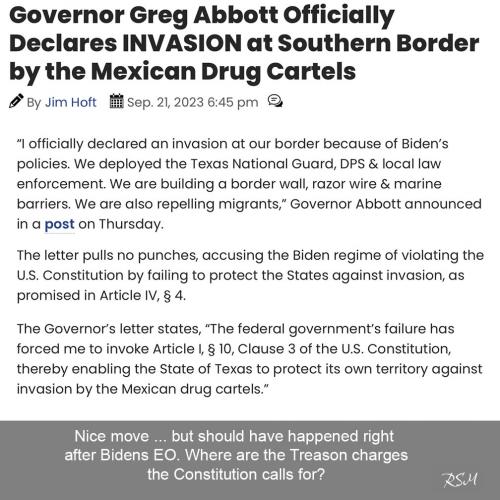 TX official invasion