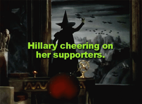 one witch down 2 to go hillary-supporters