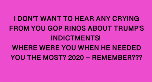 M crying RINOs
