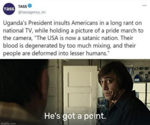 M got a point