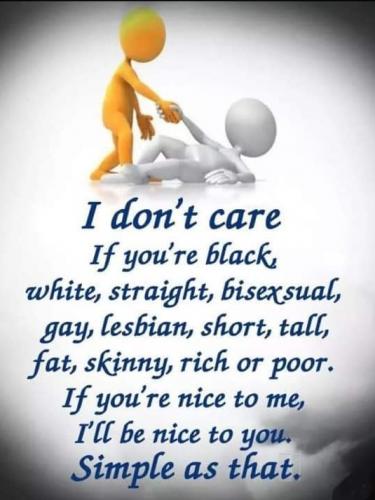 Nice to me - Nice to you