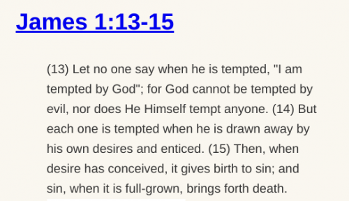 James 1:13-15