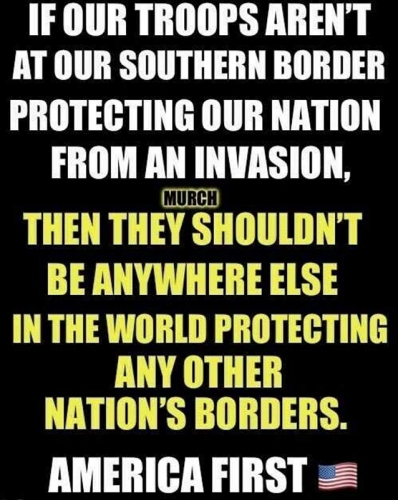 M Troops America First
