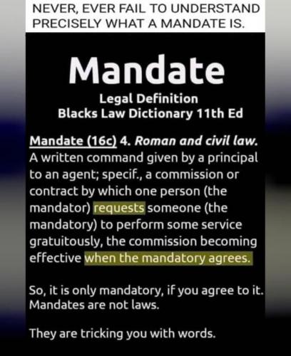USA mandate