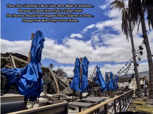 Maui Direct Energy Weapon Fire ~Asbestos Umbrellas~