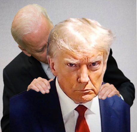 Trump, Mugshot, Biden -- Sniff 'Smells of Mugshot'