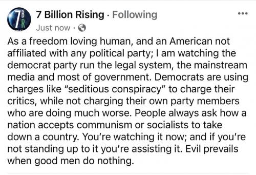 M 7 billion Rising
