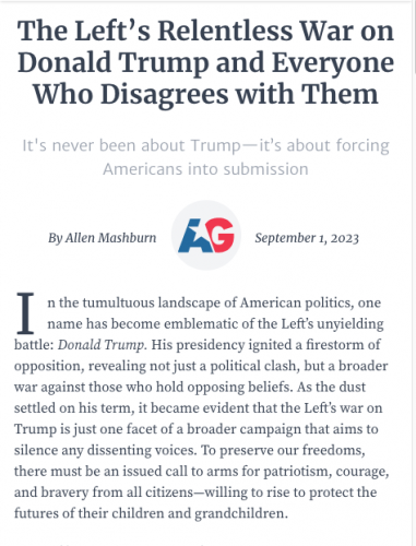 THE LEFTS WAR   GAB