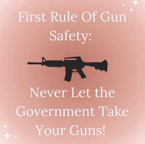 B First rule of gun safety