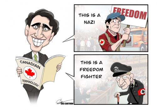 nazi trudeau