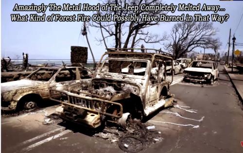Maui Direct Energy Weapon Fire ~Melted Metal~