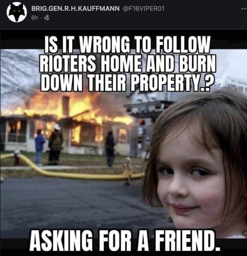 follow rioters home