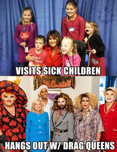 USA visits sick children