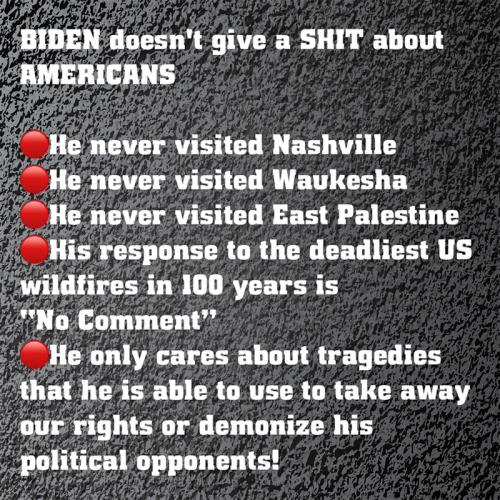 RO Biden doesn't give a shit