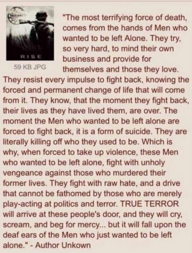 TO BE LEFT ALONE    TS