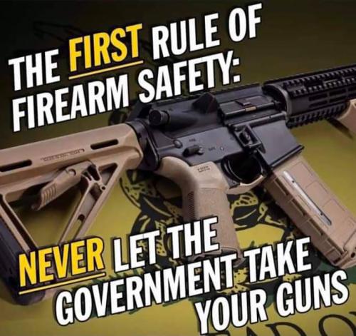 B first rule of firearm safety
