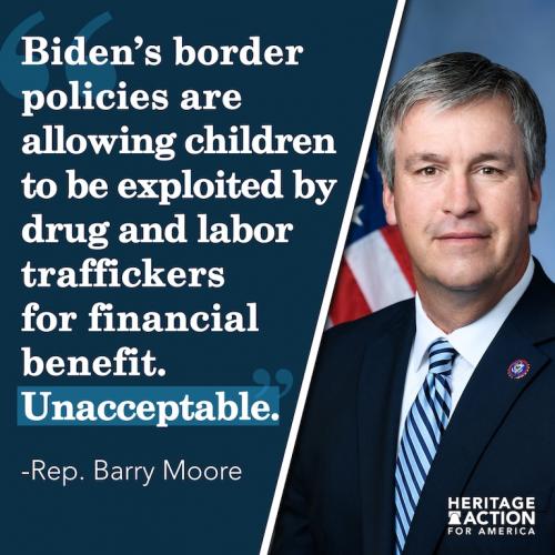 appropriation to close border