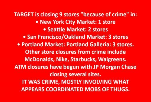 B stores closing