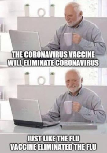 M vaccine eliminated